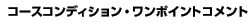 �R�[�X�R���f�B�V���������|�C���g�R�����g